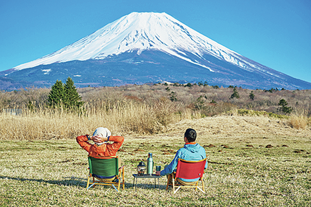 くつろぐふたり