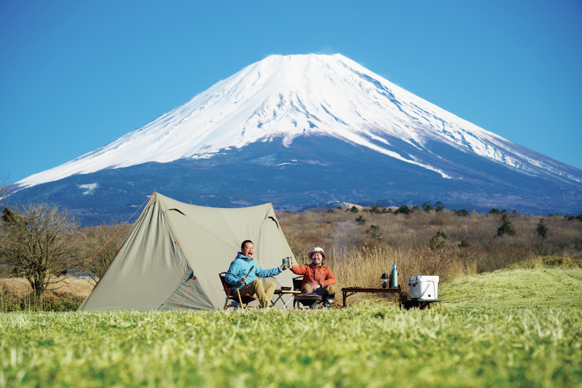 富士山を望む絶景を独り占めできる穴場サイトをBE-PAL編集部員が発見！