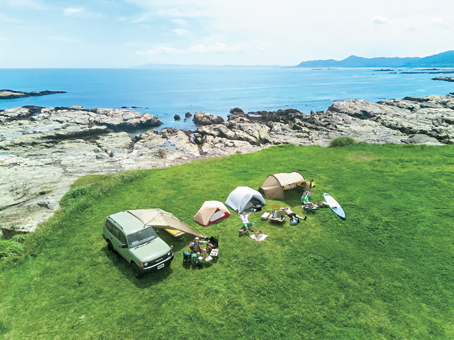 江見吉浦 海辺のキャンプ場(千葉県)