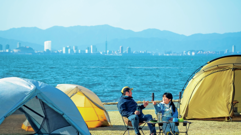 親娘で水辺の絶景キャンプ場「泊まれる公園  INN THE PARK 福岡」に泊まってみた！