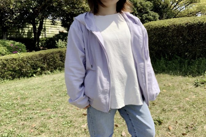 ワークマンのエアロクラスターコットンスラブパーカー、人