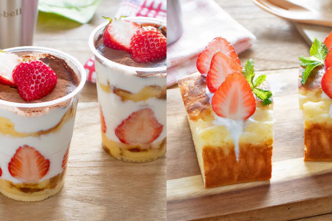 いちごで作るキャンプスイーツ2選
