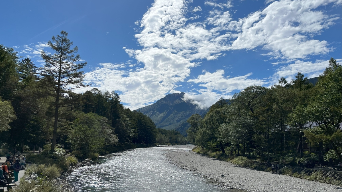 河童橋から見る景色