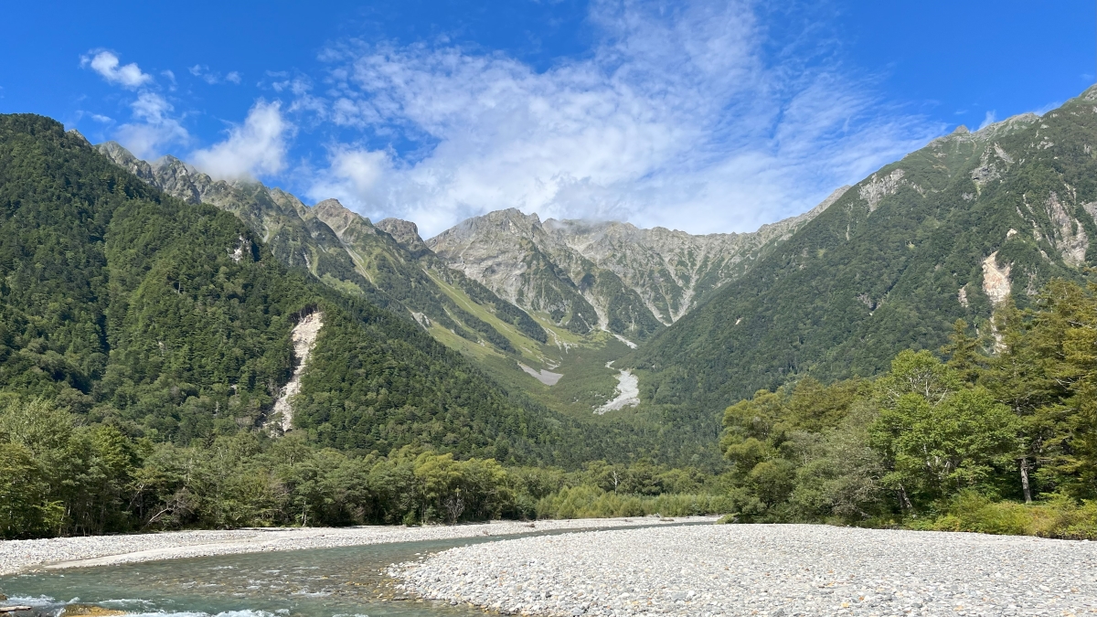 河童橋からの景色