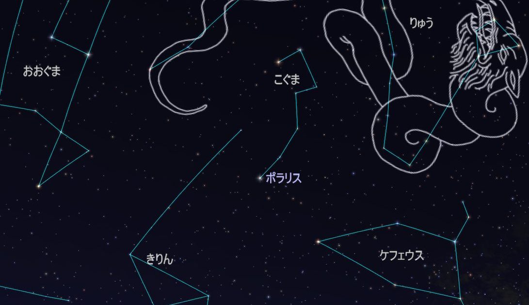 かつては北極星だったかも？辰年にちなみ天高く昇る「りゅう座」を探し