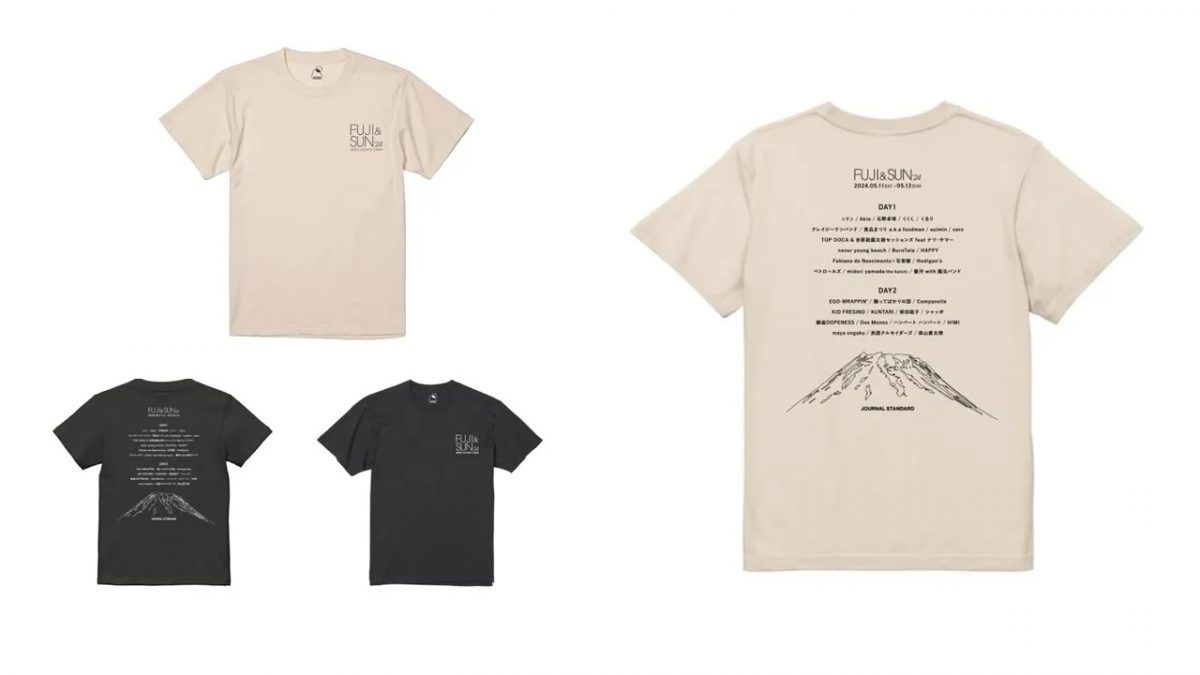 JOURNAL STANDARD×FUJI&SUN WネームオフィシャルTシャツ