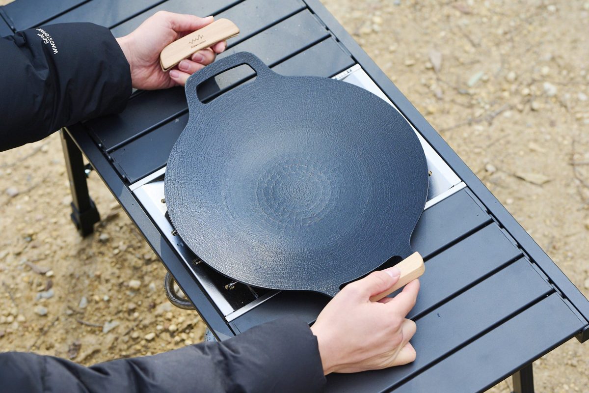 「Alpen Outdoors　アルミグリドルパン」3,499円