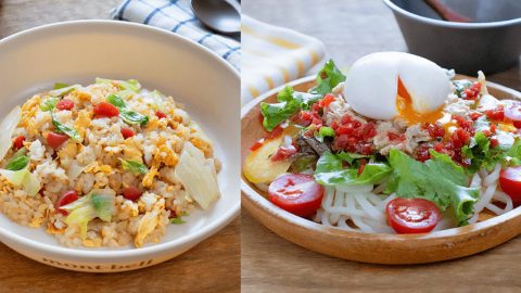 カリカリ梅で作るお手軽キャンプ飯レシピ2選！夏キャンプの塩分補給にピッタリだ～