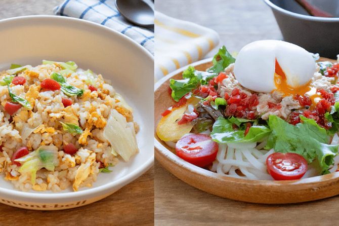 カリカリ梅で作る簡単キャンプ飯2レシピ選。