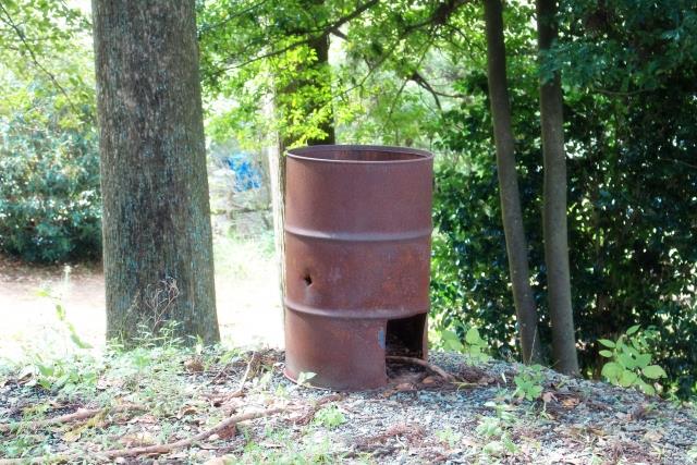 ドラム缶のお風呂