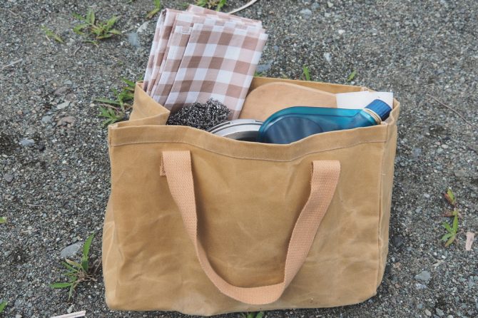 ワークマン　トートバッグ