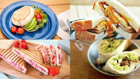 変わり種のホットサンドレシピ12選！プロおすすめのキャンプ飯アイデア集