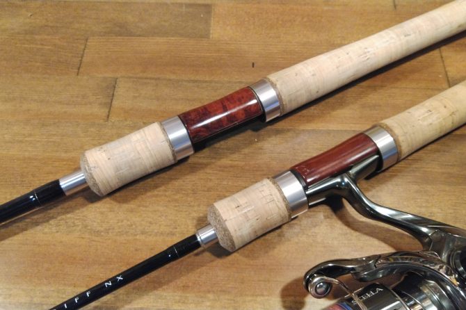 「カーディフNX」のコルクグリップ