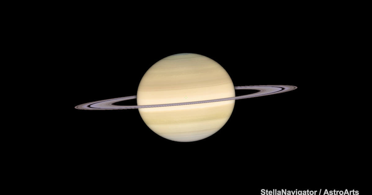 9月9日は土星が「衝」！最近、土星の環がどんどん細くなっている