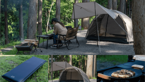 Alpen Outdoorsから、キャンプデビューにぴったりのテントやグリルパンなど6アイテムが新登場！