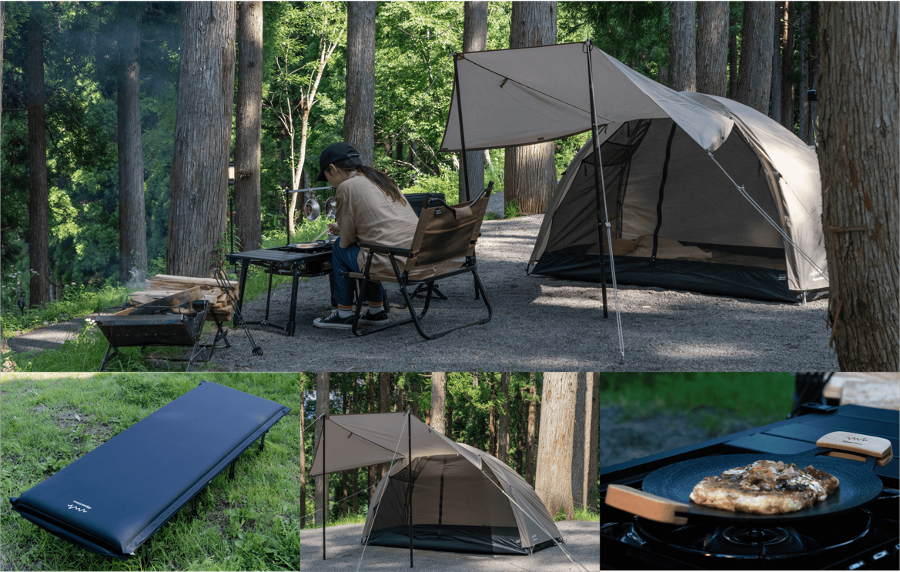 Alpen Outdoorsから、キャンプデビューにぴったりのテントやグリルパンなど6アイテムが新登場!