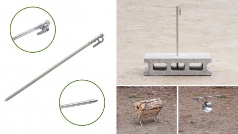 ロゴス史上最長の40cmペグが登場！アイデア次第でいろいろ使える便利ギアにも変身