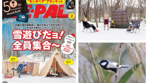 冬の楽しみ方がバッチリ分かる！本日発売のビーパル2月号大特集は「雪遊びだョ！全員集合～」