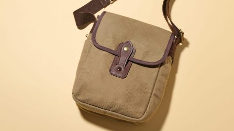 一生の相棒になりそう！脚絆用の”二重帆布“でできた超丈夫な縦型バッグが誕生したぞ