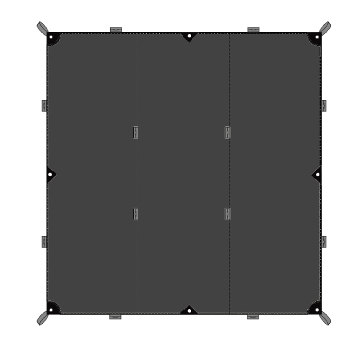 TATONKA（タトンカ）／TARP 1 TC BLACK