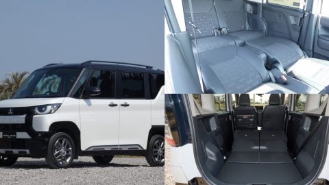 デリカミニは車中泊にも対応！くつろげる広々空間＆アウトドア向け機能も充実