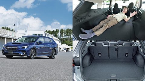 レヴォーグは車中泊もOK！広さ十分のラゲッジ＆安心の走行性で遠出が楽しめる