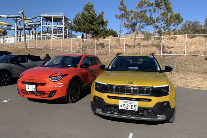 ジープ アベンジャーに試乗！ サイズ・価格や４WDの有無、兄弟車フィアット600eとの違いも解説