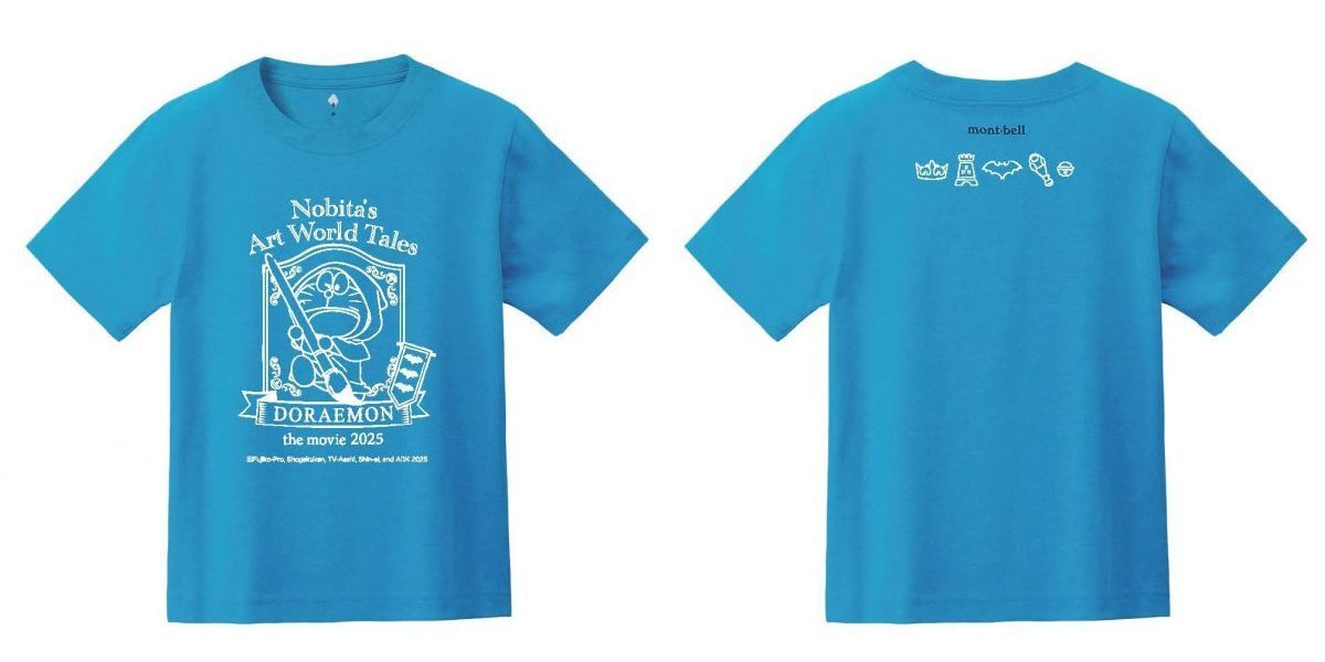 モンベル製！速乾で着心地爽やかな『映画ドラえもん のび太の絵世界物語』のTシャツが完成だ～