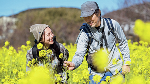 お花見絶景ハイクのすすめ！海から始まり花嫁街道で烏場山の山頂へ～花婿コースで再び海へ