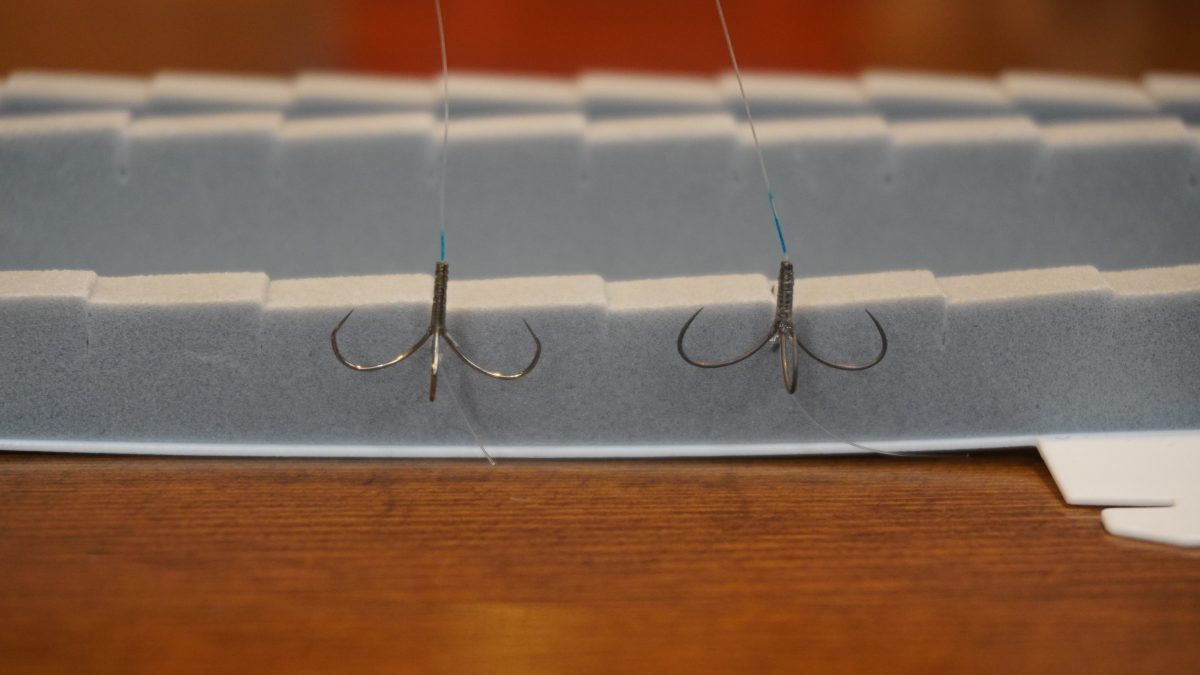 鮎釣りのイカリ針2種