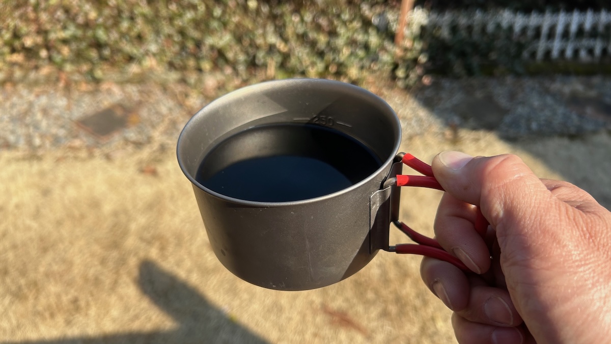 アウトドアでコーヒー