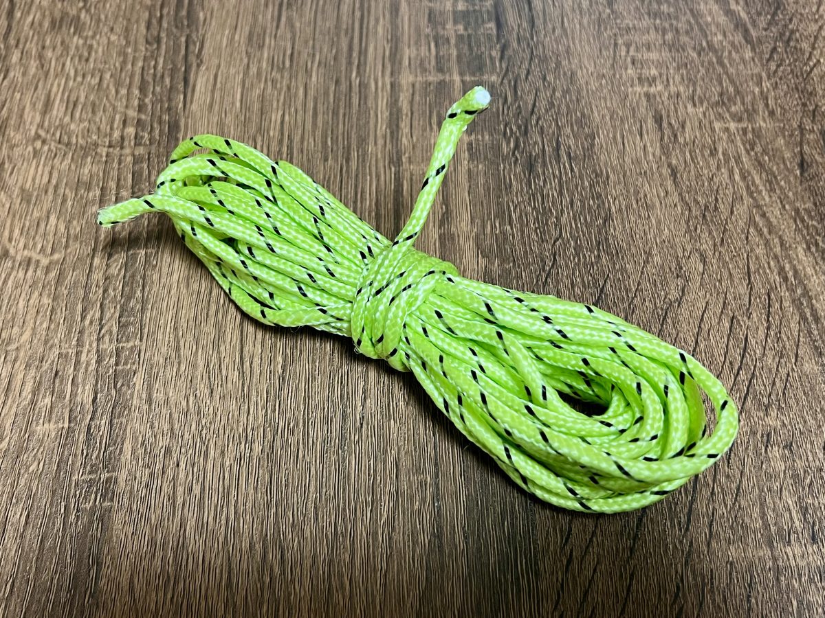 棒結びをしたロープ