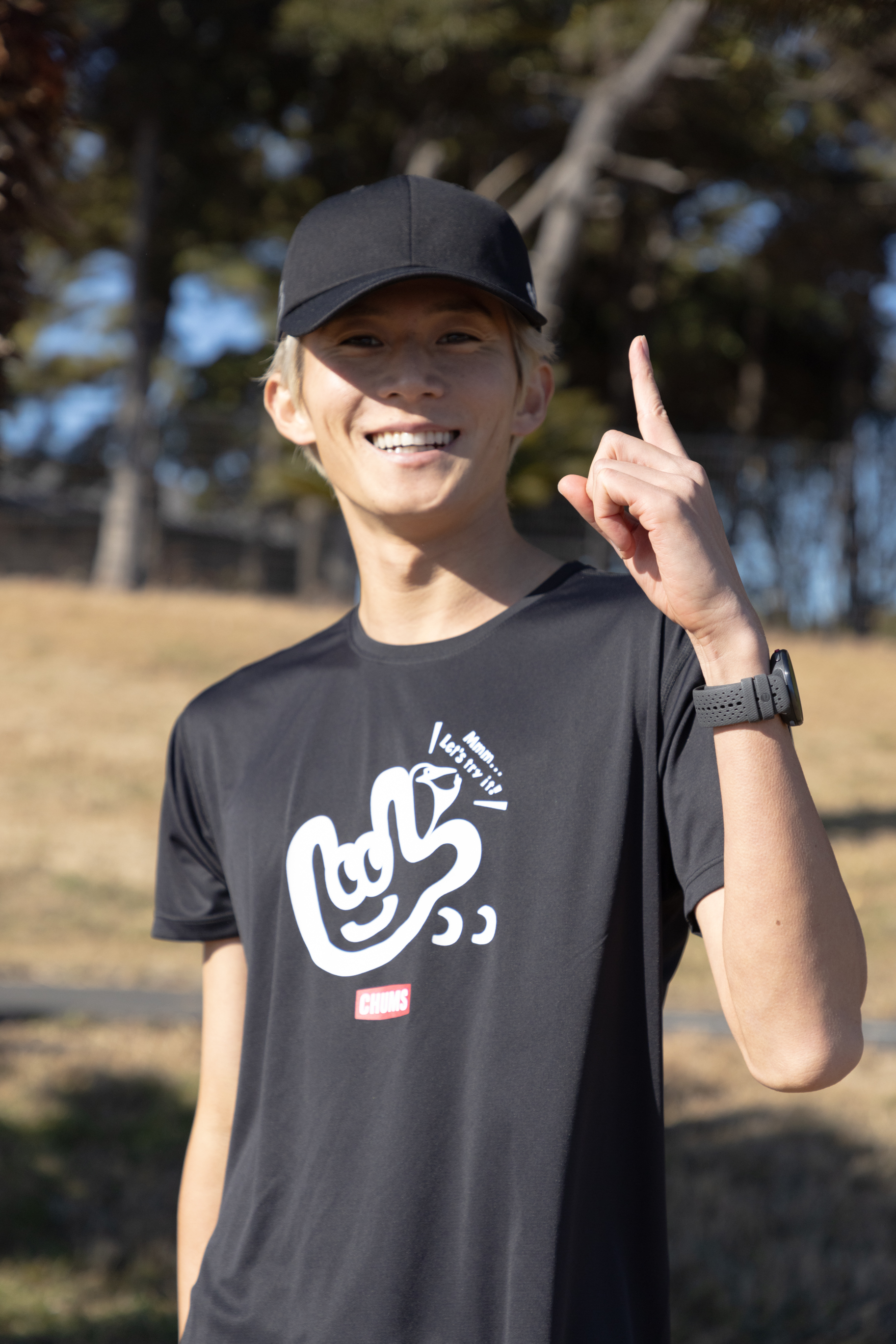 CHUMS RUNNING」から三津家貴也&ウルトラランナーみゃこのコラボ