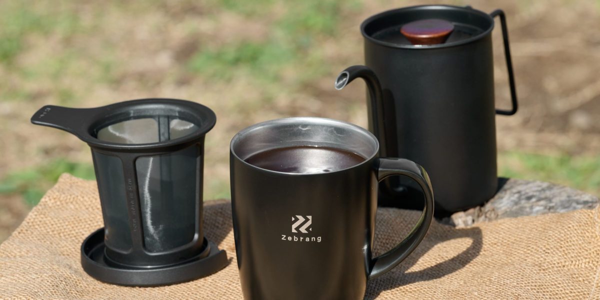 ミニマムな器具でたっぷりの一杯を飲むなら!ゼブランのケトル&ストレーナー付きマグ
