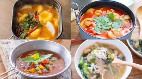 キャンプで飲みたいスープレシピ16選｜手軽に作れて栄養満点！おすすめレシピ集