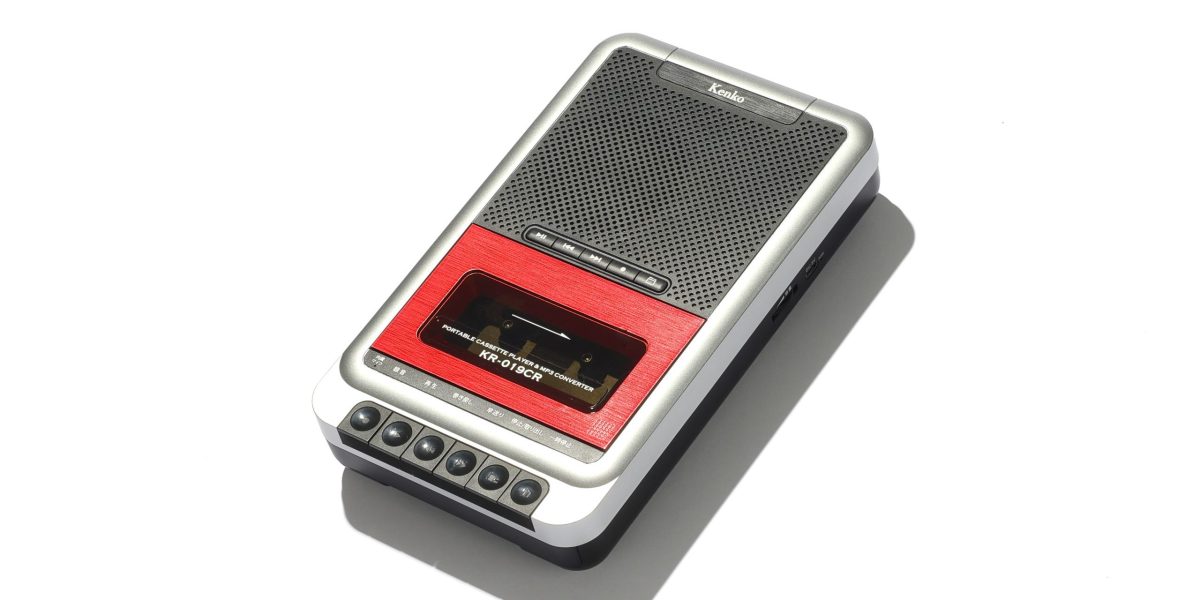カセットテープ音源を簡単にデジタル化できるポータブルプレーヤーが登場!