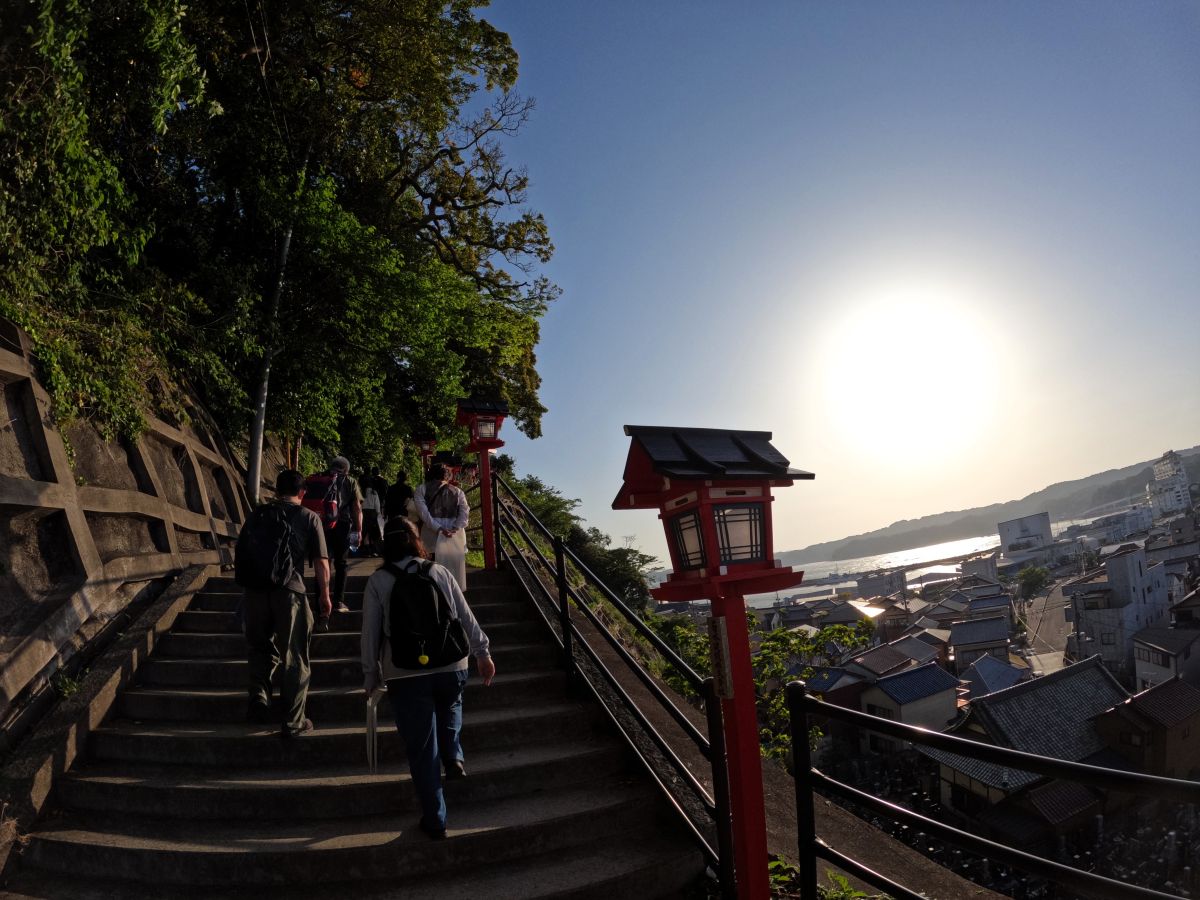 神社からの風景