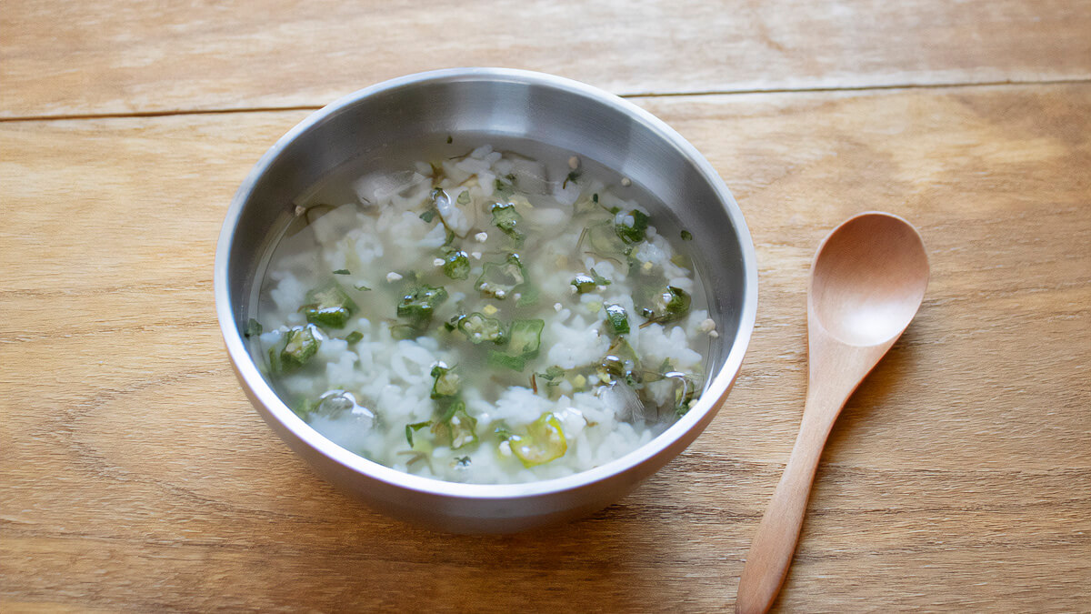 冷やし茶漬け「きざみ野菜の山形だし」