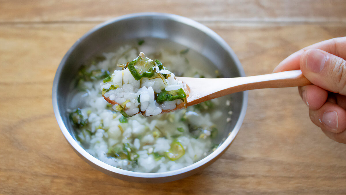 冷やし茶漬け「きざみ野菜の山形だし」