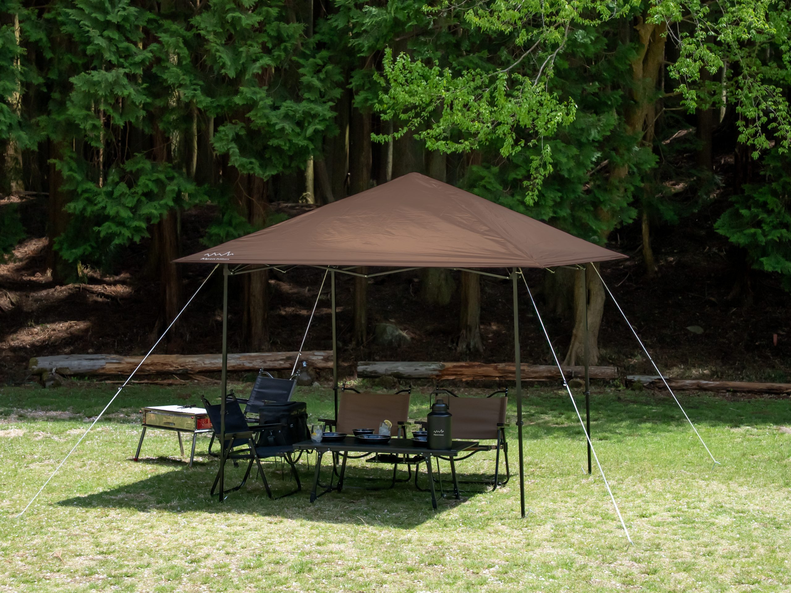 Alpen Outdoors（アルペンアウトドアーズ）／100％完全遮光 ワンアクション型タープ2.5