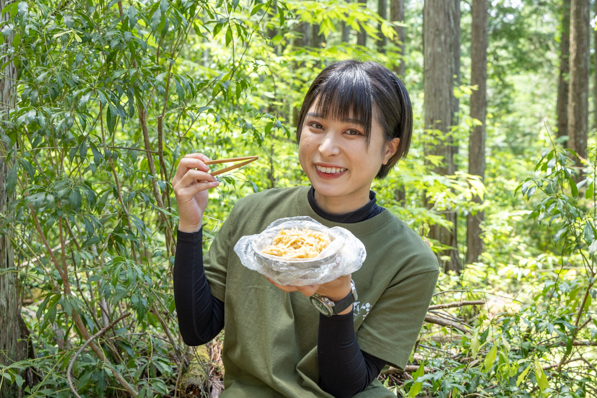100円ショップの材料で！ガスと水を節約できる「水漬けパスタ」レシピを防災士さばいどる かほなんが紹介