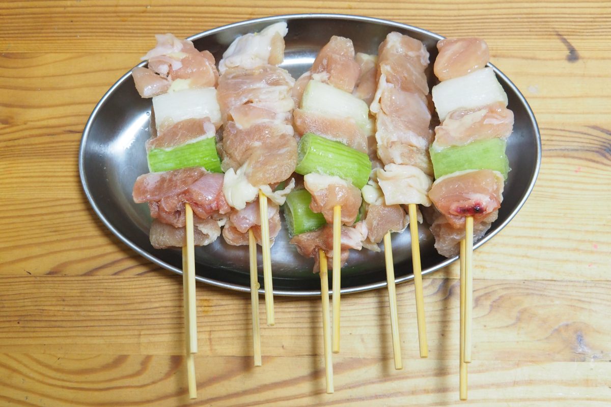 調理前の焼き鳥