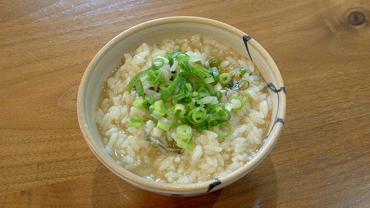 鮎雑炊
