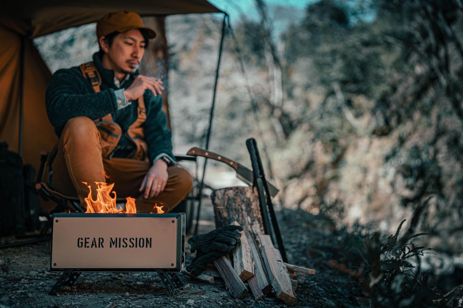 GEAR MISSION（ギアミッション）／BF-GM1　二次燃焼焚き火台