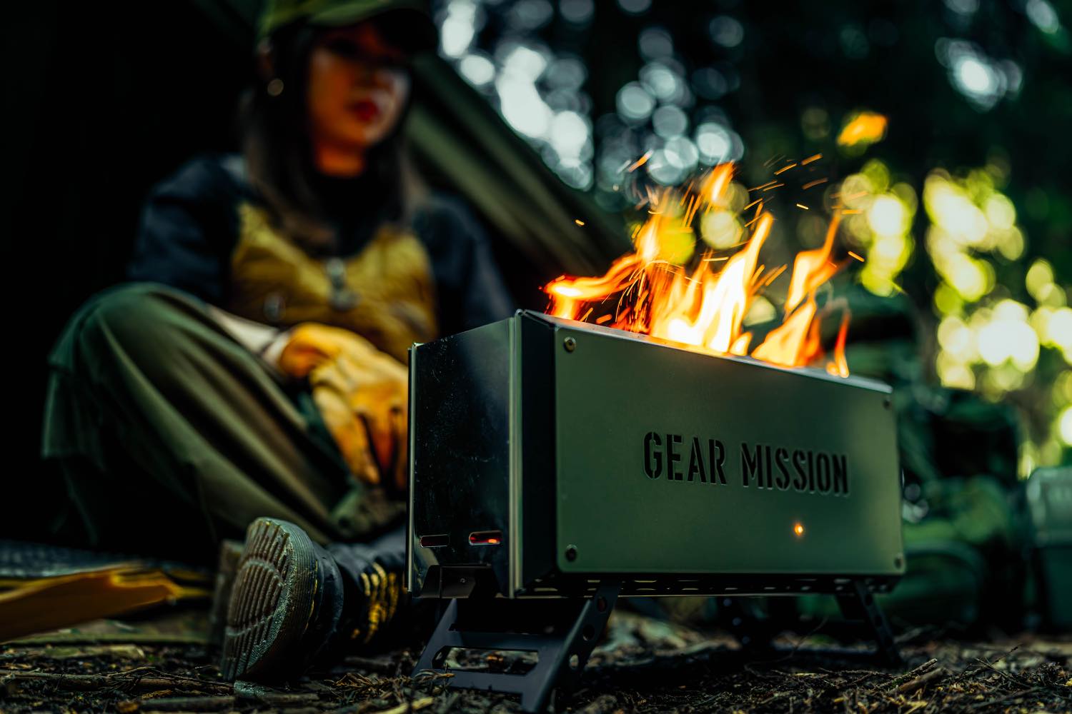 GEAR MISSION（ギアミッション）／BF-GM1　二次燃焼焚き火台