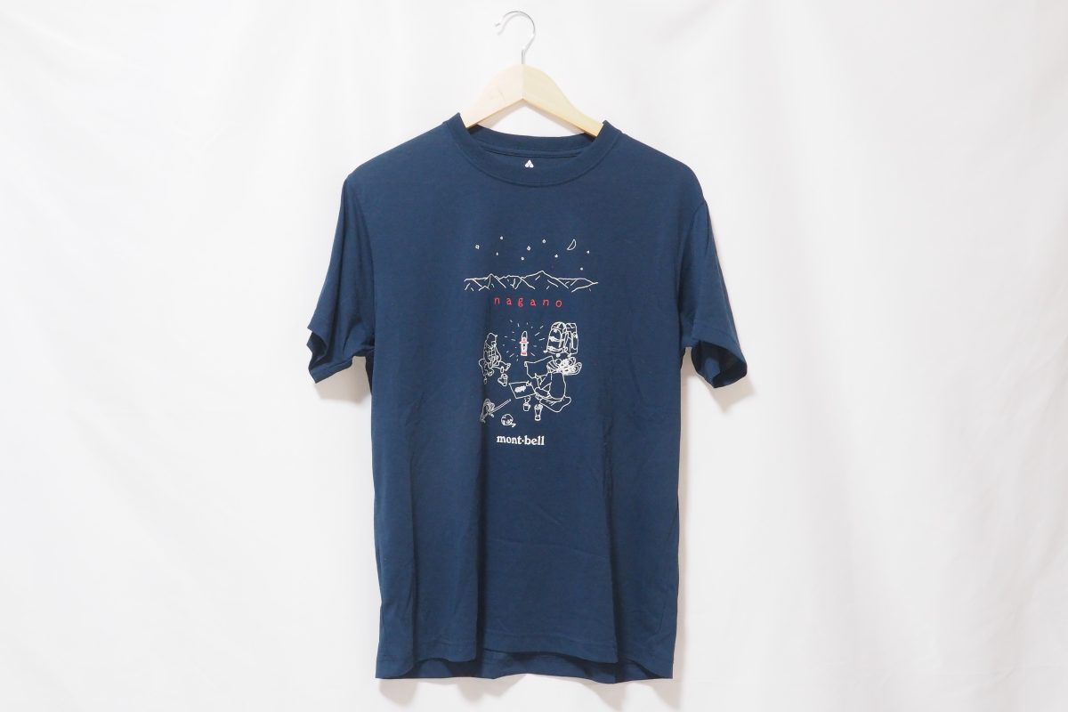 アウトドアで使えるTシャツ