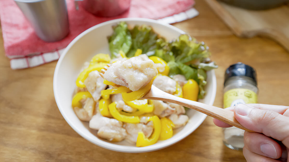 「ふ~塩レモンミックス」で作るレモンチキン