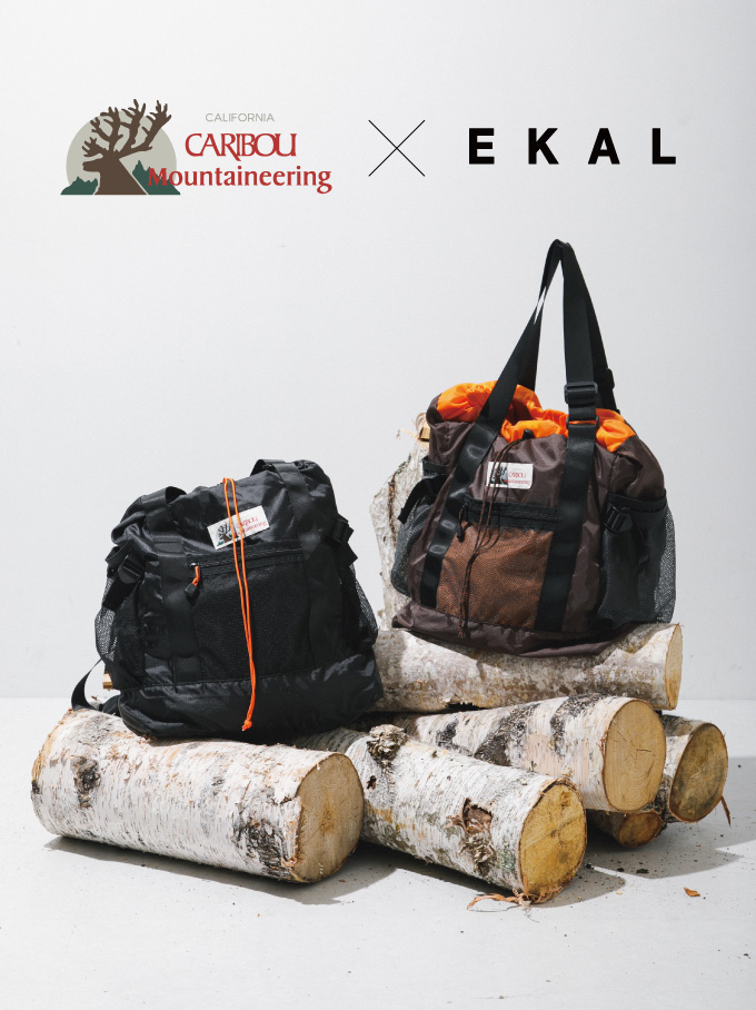 絶妙なカラーリング!アウトドアでも街でも使えるEKAL×CARIBOU「2WAY別注トート」
