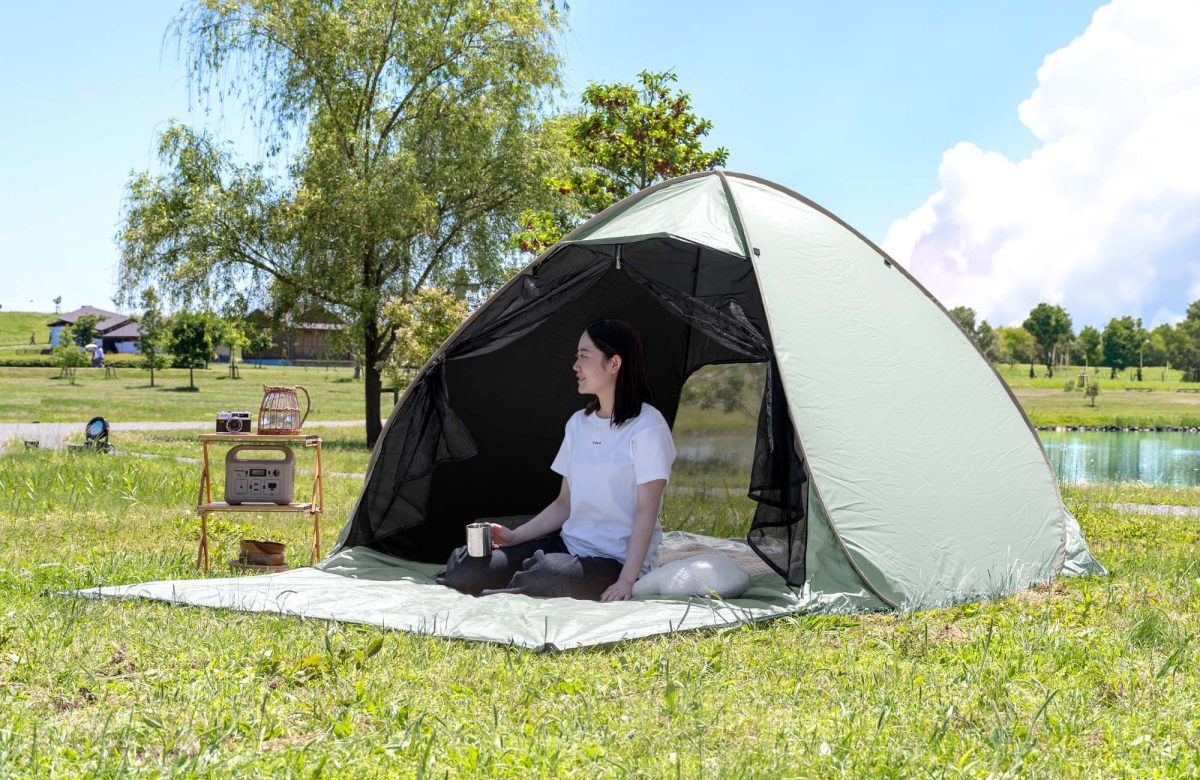 雨&暑さ対策…夏のソト遊びに持っておきたい!「エンドレスベース」のポップアップテント