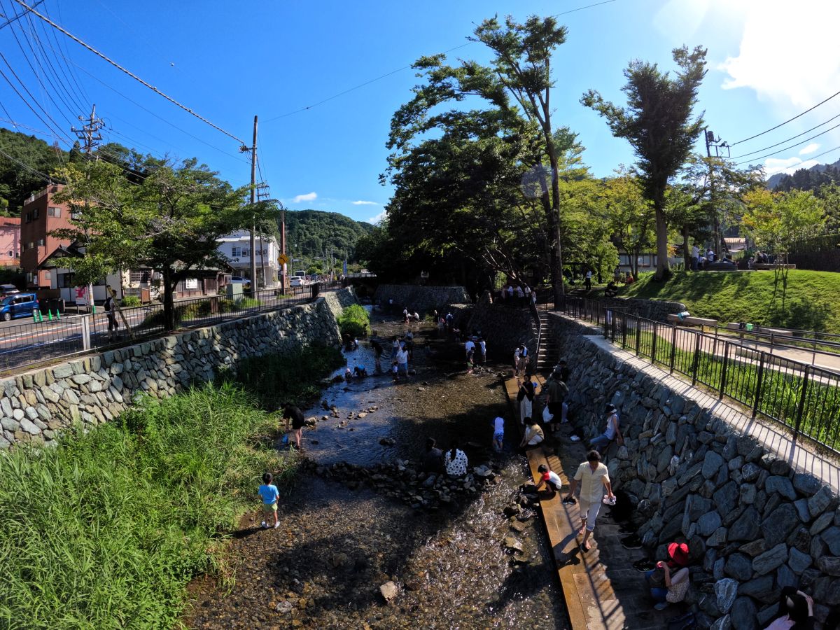 上流の風景